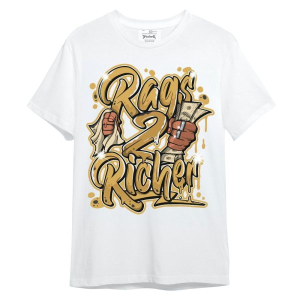 Retro Light Ginger 14s Shirt - Rag 2 Rish Graphic Unisex Shirt Matching Jordan Shirt Jezsport.com