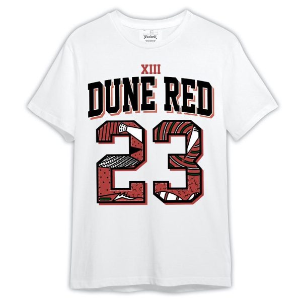 Dune Red 13s Shirt, 90s Retro Number 23 Shirt Outfit Matching Jordan Shirt Jezsport.com