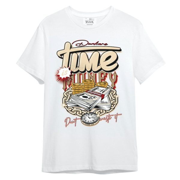 Dunk Low Strawberry Waffle Shirt, Time Is Money Unisex Shirt Matching Jordan Shirt Jezsport.com