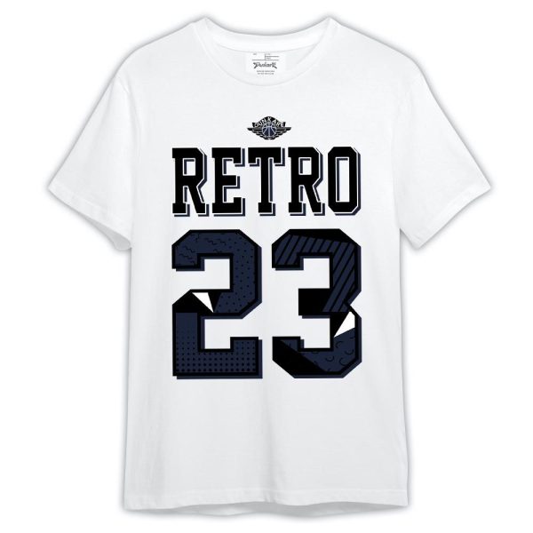 Midnight Navy 13s Shirt, Retro 23 G.O.A.T Shirt Outfit 185 LTRP Matching Jordan Shirt Jezsport.com