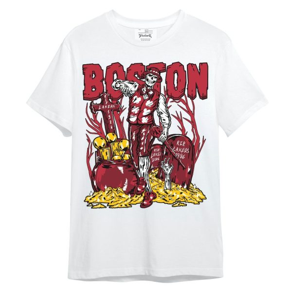 Red Flint 13s Shirt - Goldrush Skeleton Unisex Shirt Matching Jordan Shirt Jezsport.com