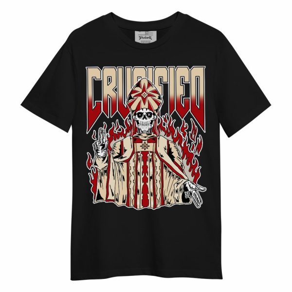 Dunk Low Strawberry Waffle Shirt - Crucified Skeleton Unisex Shirt Matching Jordan Shirt Jezsport.com