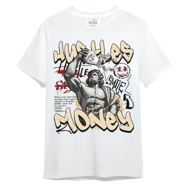 Dunk Low Strawberry Waffle Shirt, Graphic Hustle Money Unisex Shirt Matching Jordan Shirt Jezsport.com