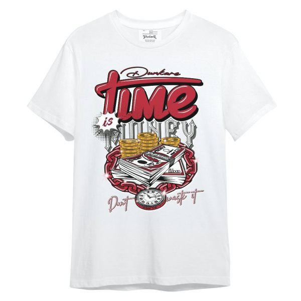 Red Flint 13s Shirt, Time Is Money Unisex Shirt Matching Jordan Shirt Jezsport.com