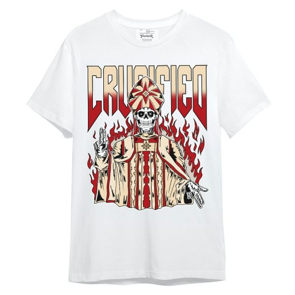 Dunk Low Strawberry Waffle Shirt - Crucified Skeleton Unisex Shirt Matching Jordan Shirt Jezsport.com