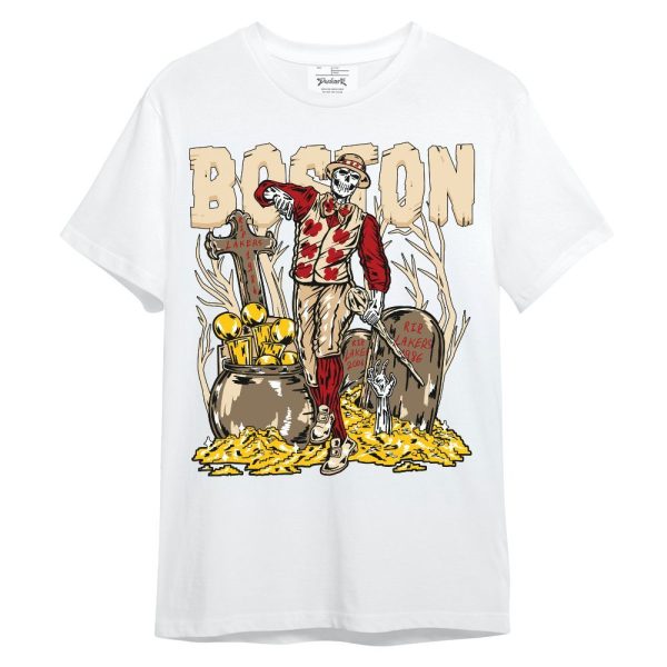 Dunk Low Strawberry Waffle Shirt - Goldrush Skeleton Unisex Shirt Matching Jordan Shirt Jezsport.com