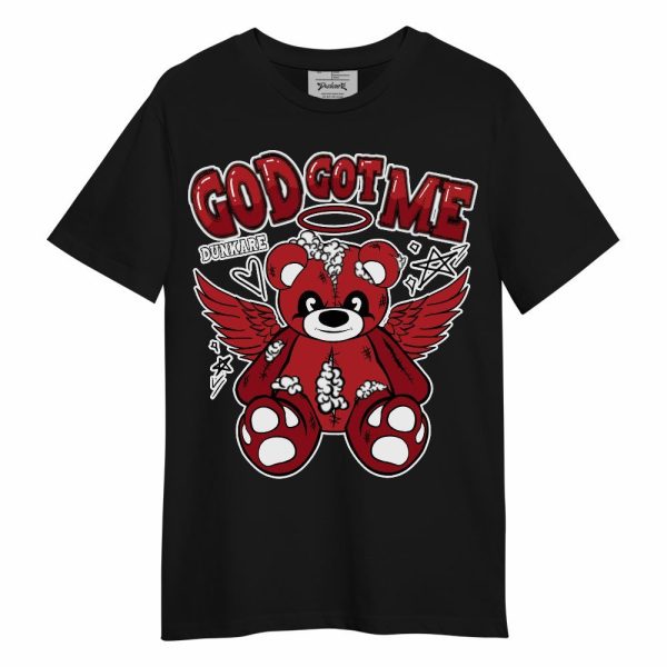 Retro Cherry 12s Shirt - Gods Guides Me Bear Unisex Shirt Matching Jordan Shirt Jezsport.com