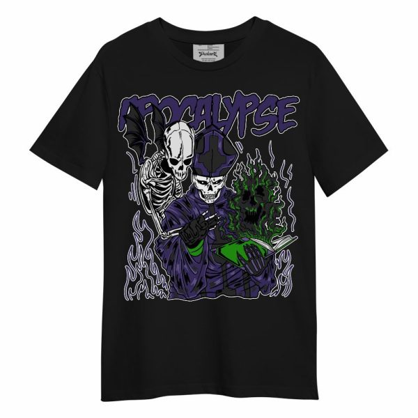 Retro Court Purple 13s Shirt - Apocalypse Skeleton Unisex Shirt Matching Jordan Shirt Jezsport.com