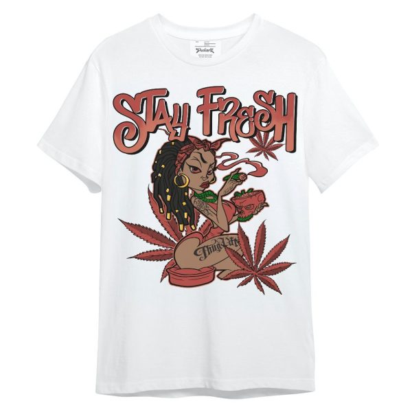 Dune Red 13s Shirt, Stay Fresh Cannabis Unisex Shirt Matching Jordan Shirt Jezsport.com