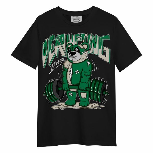 Lucky Green 2s Shirt - Deadlifting Bear Unisex Shirt Matching Jordan Shirt Jezsport.com