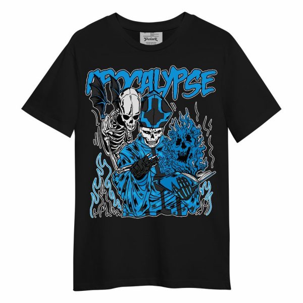 Black University Blue 2022 13s Shirt - Apocalypse Skeleton Unisex Shirt Matching Jordan Shirt Jezsport.com