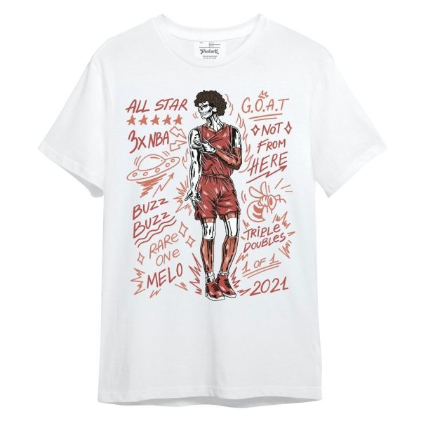 Dune Red 13s Shirt - Not 'ere Skeleton Unisex Shirt Matching Jordan Shirt Jezsport.com