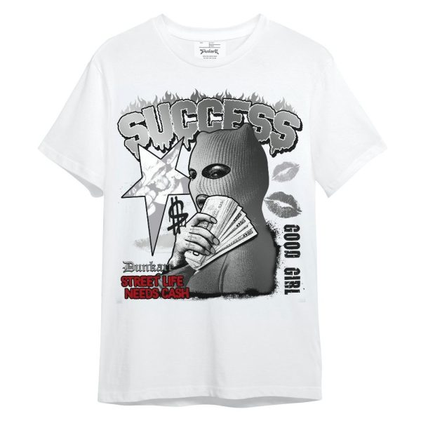 Metallic Silver 14s Shirt, Success Money Good Girl Unisex Shirt Matching Jordan Shirt Jezsport.com