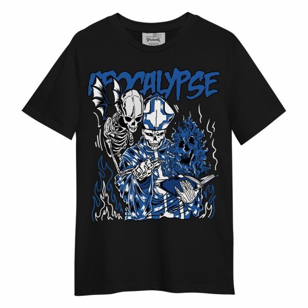 Brave Blue 13s Shirt - Apocalypse Skeleton Unisex Shirt Matching Jordan Shirt Jezsport.com