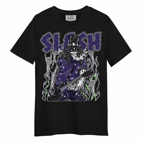 Retro Court Purple 13s Shirt - Slash Skeleton Unisex Shirt Matching Jordan Shirt Jezsport.com