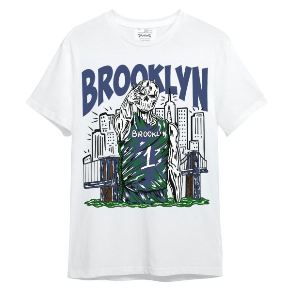 Midnight Navy 13s Shirt - Brooklyn's Skeleton Unisex Shirt Matching Jordan Shirt Jezsport.com