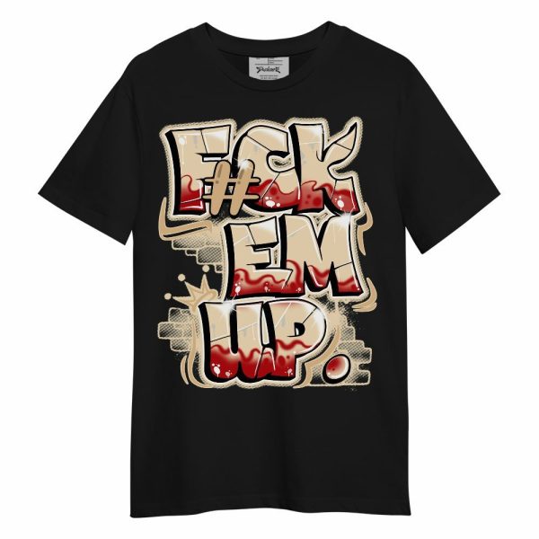 Dunk Low Strawberry Waffle Shirt - F#ck Em Graphic Unisex Shirt Matching Jordan Shirt Jezsport.com