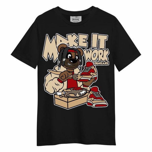 Dunk Low Strawberry Waffle Shirt - Pull It Off Bear Unisex Shirt Matching Jordan Shirt Jezsport.com