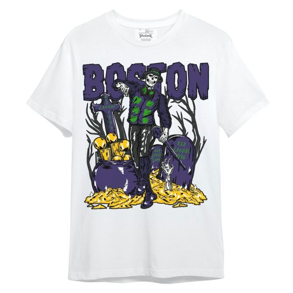 Retro Court Purple 13s Shirt - Goldrush Skeleton Unisex Shirt Matching Jordan Shirt Jezsport.com