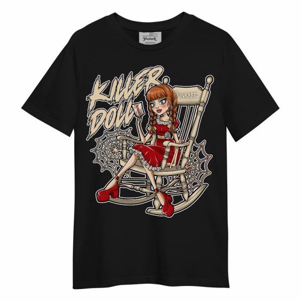 Dunk Low Strawberry Waffle Shirt, Killer Doll A Halloween Unisex Shirt Matching Jordan Shirt Jezsport.com