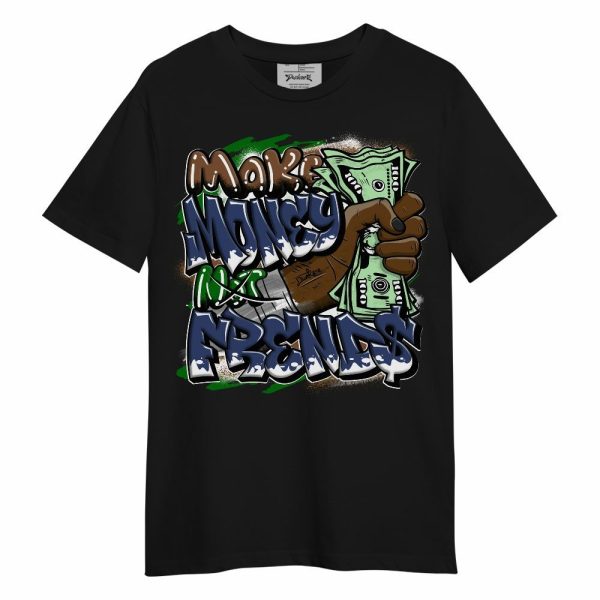 Midnight Navy 13s Shirt, Make Money Not Friend Sprays Unisex Shirt Matching Jordan Shirt Jezsport.com