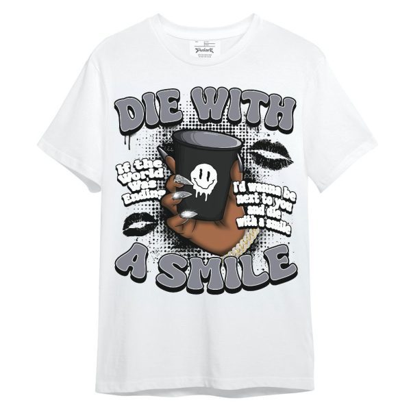 Retro Black Flint 13s Shirt, Die With A Smile Graphic Unisex Shirt Matching Jordan Shirt Jezsport.com