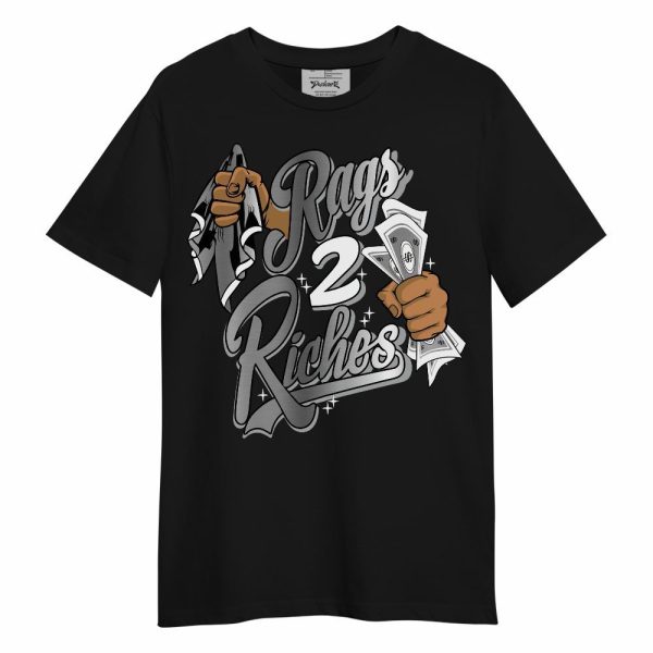 Metallic Silver 14s Shirt, Rag 2 Riches Unisex Shirt Matching Jordan Shirt Jezsport.com