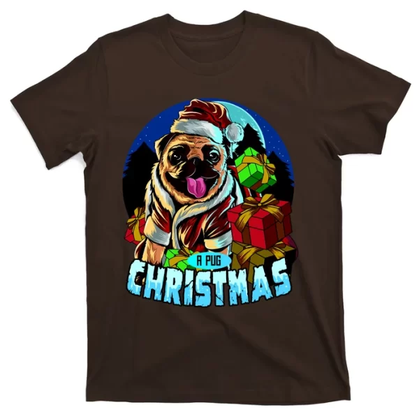 Best Pug Christmas T Shirt For Men, Christmas Shirt For Girl Jezsport.com