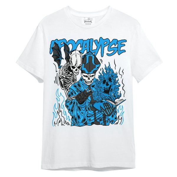 Black University Blue 2022 13s Shirt - Apocalypse Skeleton Unisex Shirt Matching Jordan Shirt Jezsport.com