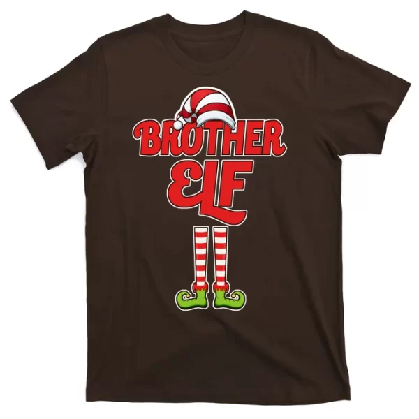 Brother Elf Christmas T Shirt For Men, Christmas Shirt For Girl Jezsport.com