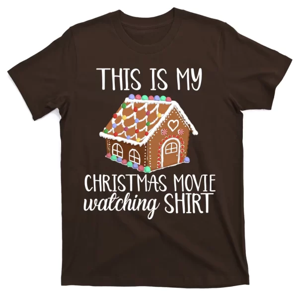 Christmas Movie Watching T Shirt For Men, Christmas Shirt For Girl Jezsport.com