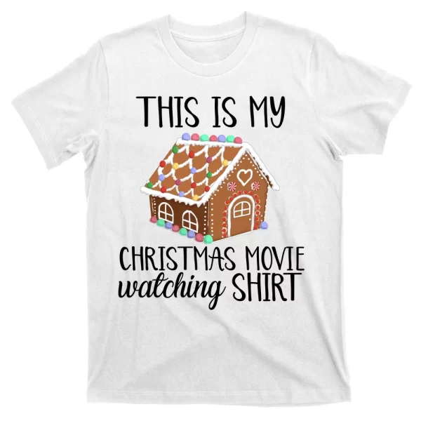 Christmas Movie Watching T Shirt For Men, Christmas Shirt For Girl Jezsport.com