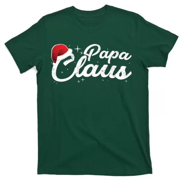 Christmas: Papa Claus T Shirt For Men, Christmas Shirt For Girl Jezsport.com