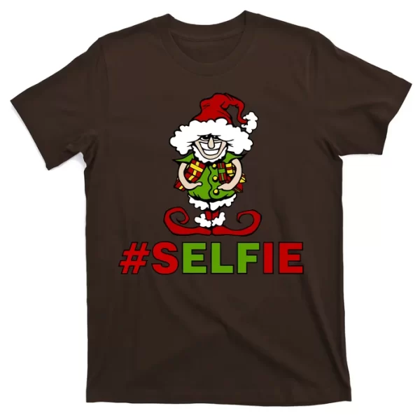 Christmas #Selfie Elf T Shirt For Men, Christmas Shirt For Girl Jezsport.com