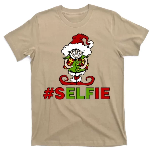 Christmas #Selfie Elf T Shirt For Men, Christmas Shirt For Girl Jezsport.com