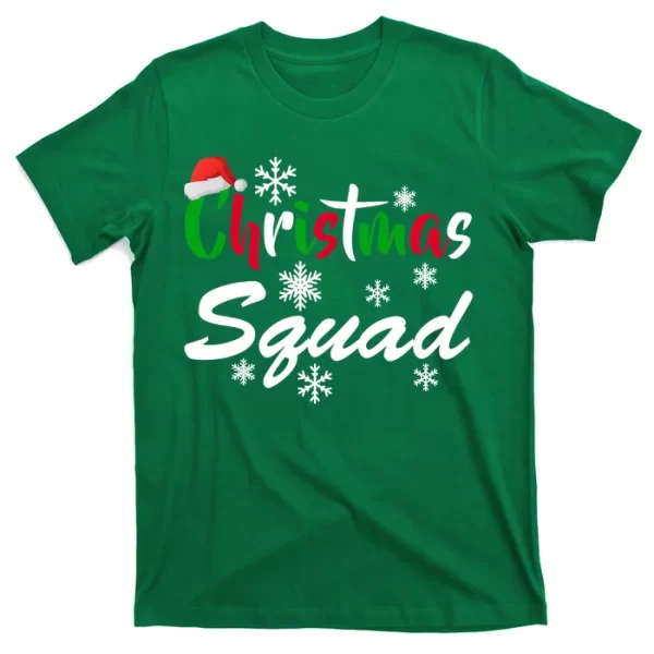 Christmas Squad Funny T Shirt For Men, Christmas Shirt For Girl Jezsport.com