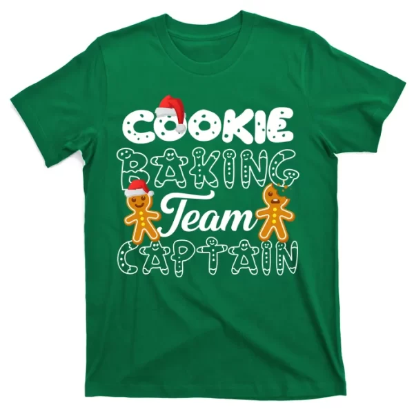 Cookie Baking Team Captain T Shirt For Men, Christmas Shirt For Girl Jezsport.com