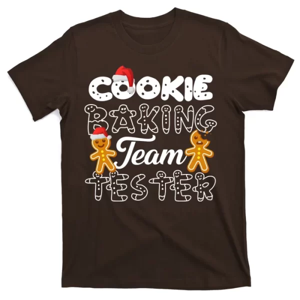 Cookie Baking Team Tester Gingerbread Christmas T Shirt For Men, Christmas Shirt For Girl Jezsport.com