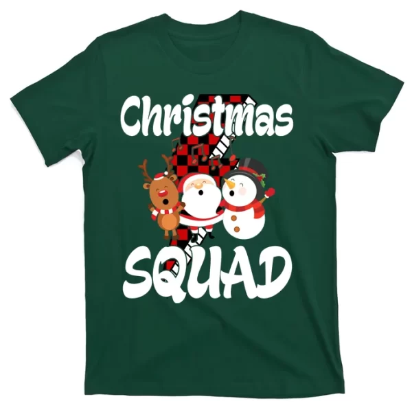 Christmas Squad Cute Holiday Musical T Shirt For Men, Christmas Shirt For Girl Jezsport.com