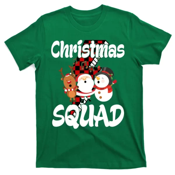 Christmas Squad Cute Holiday Musical T Shirt For Men, Christmas Shirt For Girl Jezsport.com