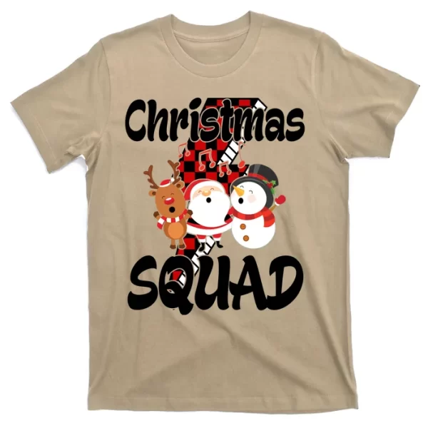 Christmas Squad Cute Holiday Musical T Shirt For Men, Christmas Shirt For Girl Jezsport.com