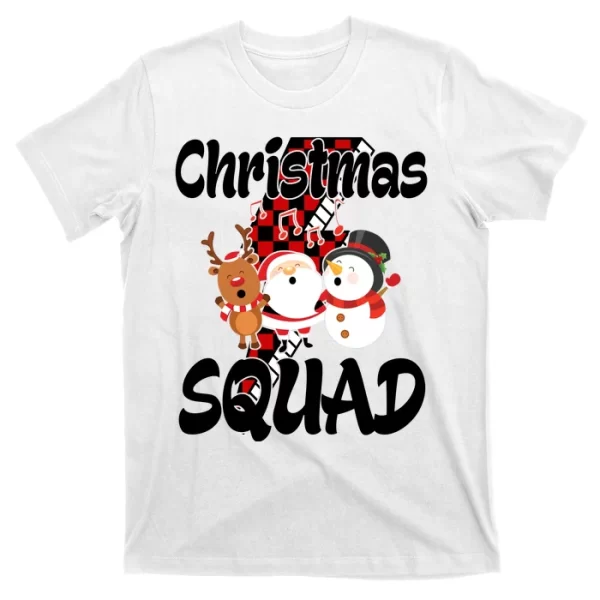 Christmas Squad Cute Holiday Musical T Shirt For Men, Christmas Shirt For Girl Jezsport.com