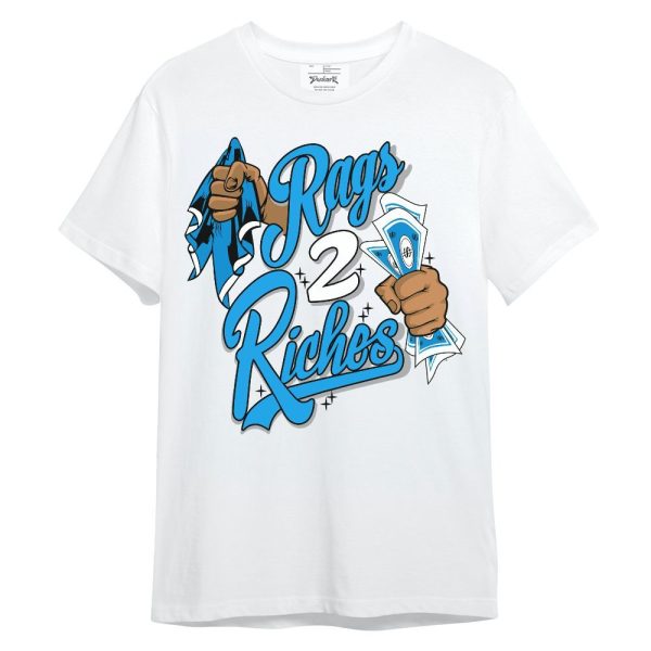 Black University Blue 2022 13s Shirt, Rag 2 Riches Unisex Shirt Matching Jordan Shirt Jezsport.com