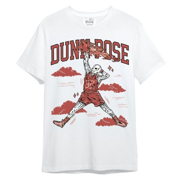 Dune Red 13s Shirt - Pose Skeleton Unisex Shirt Matching Jordan Shirt Jezsport.com