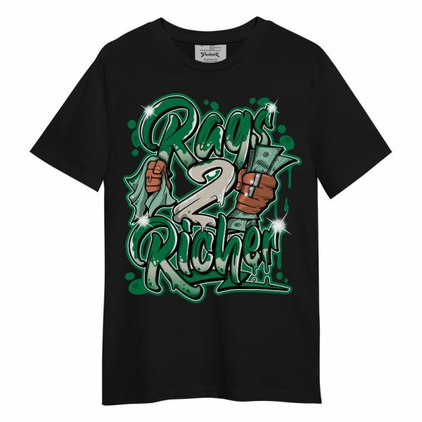 Lucky Green 2s Shirt - Rag 2 Rish Graphic Unisex Shirt Matching Jordan Shirt Jezsport.com