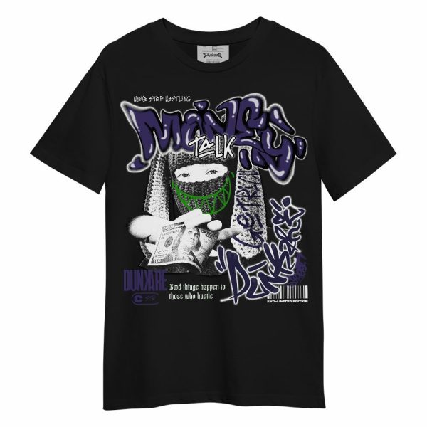 Retro Court Purple 13s Shirt, Money Talk Rap Unisex Shirt Matching Jordan Shirt Jezsport.com