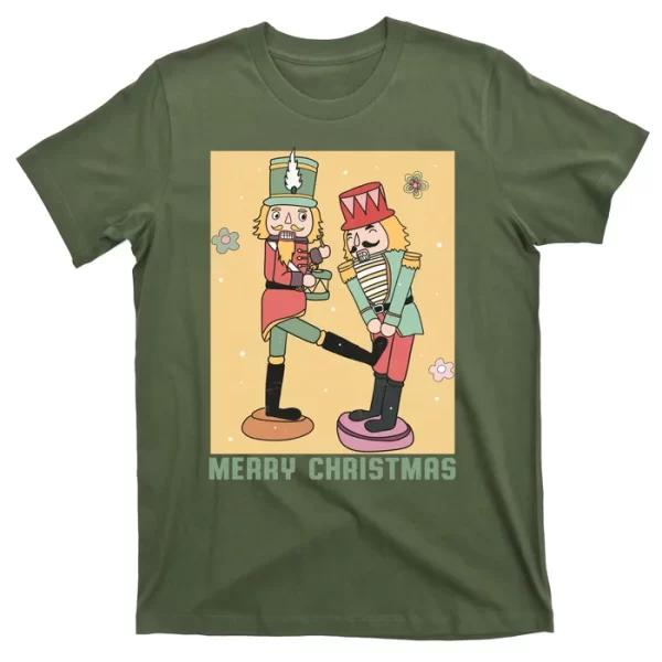 Funny Merry Christmas Nut Cracker Getting Nut Cracked T Shirt For Men, Christmas Shirt For Girl Jezsport.com