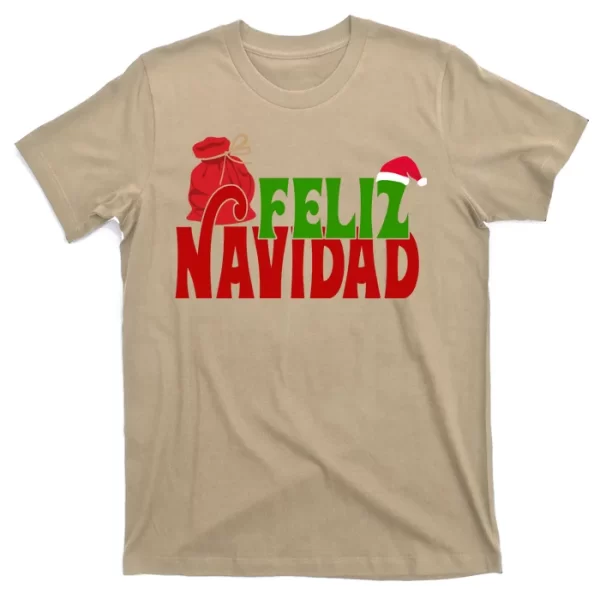 Feliz Navidad Spanish Christmas T Shirt For Men, Christmas Shirt For Girl Jezsport.com