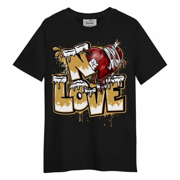 Retro Light Ginger 14s Shirt, Drip No Love Streetwear Unisex Shirt Matching Jordan Shirt Jezsport.com