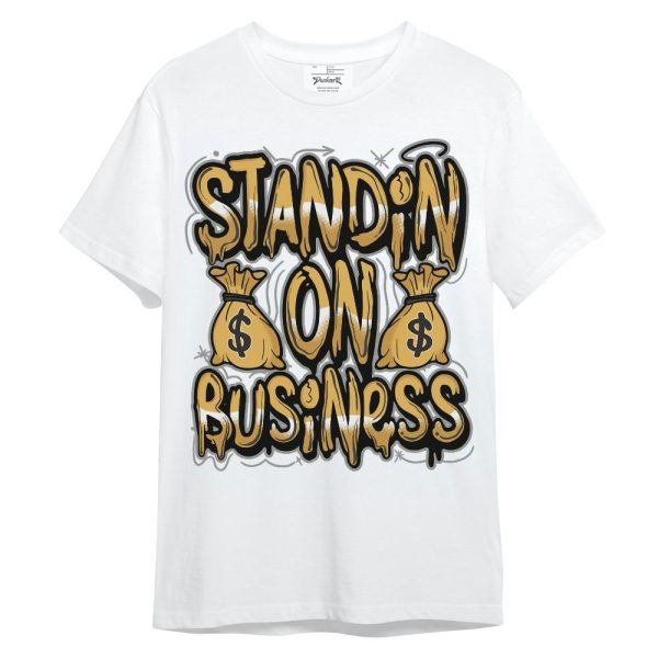 Retro Light Ginger 14s Shirt - Standin' Business Graphic Unisex Shirt Matching Jordan Shirt Jezsport.com